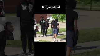 Bro got robbed prank funny speed hoodgoodcomedy prankvideo hoodcomedy funnyprank gaming [upl. by Rehotsirhc]