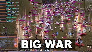 BIG WAR Begins  RoA  Rise vs RMT  Mass PVP Lineage 2 Classic [upl. by Jueta]