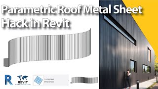 Parametric Metal Sheet Cladding Hack in Revit Tutorial [upl. by Lazarus37]