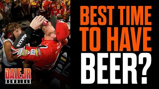 Dale Jr and Mike Davis Talk When Beers Taste Best  Dale Jr Download [upl. by Omolhs]