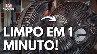 COMO LIMPAR O VENTILADOR EM UM MINUTO E COM MATERIAIS BARATOS [upl. by Yebba]