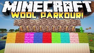 Hilarious Parkour Map  Minecraft Wool Parkour wPreston amp Friends [upl. by Waters145]