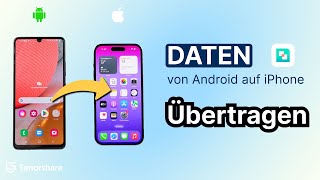 Daten von Android auf iPhone 15 übertragen  SO EINFACH 2024 [upl. by Lalita]