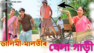 Dalimi  Malotir thela Gari  Assamese comedy video  Assamese funny video [upl. by Kcirdderf]