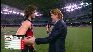 Hit leaves Roberton confused  AFL [upl. by Nats]