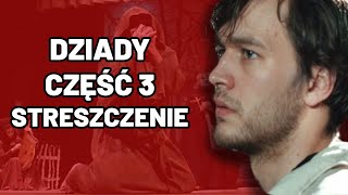 Dziady Część 3  Streszczenie Szczegółowe Matura Egzamin Kartkówka Sprawdzian Język Polski [upl. by China238]