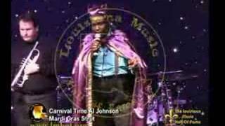 Al quotCarnival Timequot Johnson  Carnival TimeMardi Gras Strut [upl. by Nylissej]