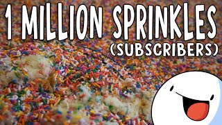 One Million Sprinkles on a Cake One Million Subscriber Special [upl. by Duwad]