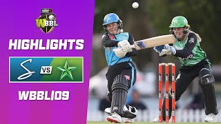 Adelaide Strikers v Melbourne Stars  WBBL09 [upl. by Germayne]