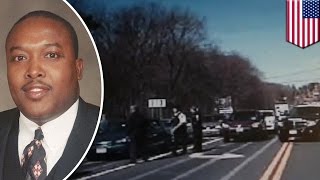 Police harassment NY cops stop black parole officers at gunpoint in dashcam video  TomoNews [upl. by Livia110]