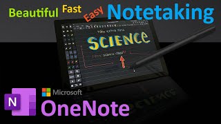 OneNote Beautiful Note Taking the Fast and Easy way Tablet Pro tutorial guide for Microsoft OneNote [upl. by Winther]