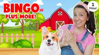 Bingo  More Nursery Rhymes amp Kids Songs  Ms Rachel [upl. by Edahsalof229]