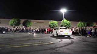 MUSTANG CRASHES INTO A CROWD OF SPECTATORS [upl. by Dirraj]