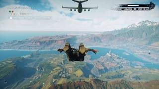 Just Cause 4  Airplane stunt with map at Abundancia Bajo La Nariz [upl. by Loredo907]