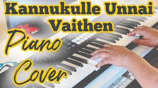 Kannukulle Unnai Vaithen Piano Cover  Pennin Manathai Thottu  S A Rajkumar  Prabhu Deva [upl. by Tterab]