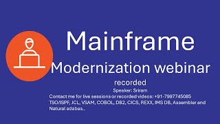 Introduction to Mainframe Modernization Types of Mainframe modernization [upl. by Berget667]