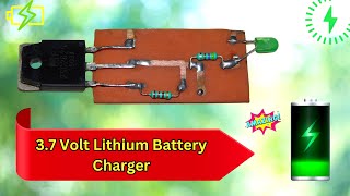 Amazing 37 Volt Lithium Battery Charger electronicsprojects [upl. by Hoffarth703]