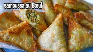 samoussa au Bœuf  samoussa au Bœuf et carottes [upl. by Durkin]