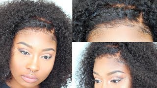 The Most Natural Curly Wig EVER  Jaelah Wig  MyFirstWig  No Plucking Bleaching or Glue [upl. by Nihi636]