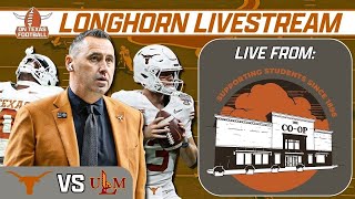 Longhorn Livestream  From the CoOp  Texas vs ULM  Arch Manning  Recruiting Updates  SEC [upl. by Norina]