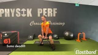 Exercise 19  Sumo deadlift with Elastiband® English version [upl. by Sotos70]