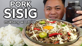 PORK SISIG  INDOOR COOKING  MUKBANG PHILIPPINES [upl. by Tremayne65]