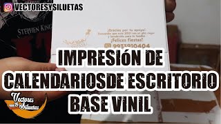 Impresión de calendarios de escritorio [upl. by Ecenaj]