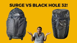 Patagonia vs North Face 2023  Black Hole 32 and Surge Backpacks Compared [upl. by Ati334]