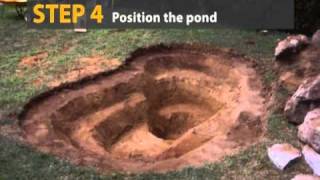 How to construct a preformed pond [upl. by Leavy]