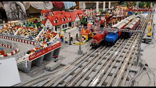 Lego 12V Eisenbahn auf der Bricking Bavaria 2022 in Fürth [upl. by Mcfarland]