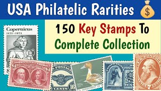 USA Stamps Value  Part 5  150 Great Rarities of American Philately to Complete Collection [upl. by Sharyl]