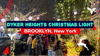 DYKER HEIGHTS Christmas Light [upl. by Naujled]