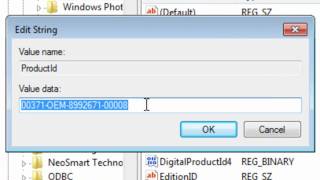 Altering The Windows ProductID Manufacturer Registered OwnerOrganisation amp Edition ID [upl. by Yentrac]