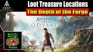 Assassins Creed Odyssey  The Depth of the Forge  Loot Treasure Locations [upl. by Eeuqram]