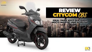 DAFRA CITYCOM CBS 300i  REVIEW COMPLETO  TODOS OS DETALHES [upl. by Melmon]