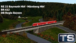 Neigetechnik im Pegnitztal Train Simulator  BR 612  Pegnitztalbahn [upl. by Thetis166]