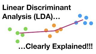 StatQuest Linear Discriminant Analysis LDA clearly explained [upl. by Deegan180]