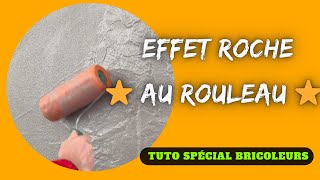 ✅ Enduit Au Rouleau effet parement de roche sur ITE [upl. by Laurinda]