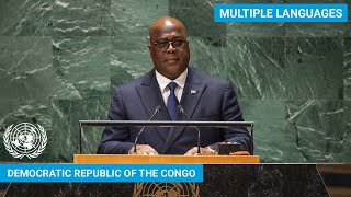 🇨🇩 Democratic Republic of the Congo  President Addresses UN General Debate 78th Session [upl. by Nnyrb511]