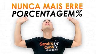 Fácil e Rápido  APRENDA PORCENTAGEM EM 8 MINUTOS [upl. by Hatokad]