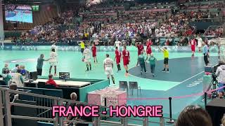 France🇫🇷 Hongrie 🇭🇺 qualification quart de finale handball masculin JO PARIS 2024 [upl. by Morrissey]