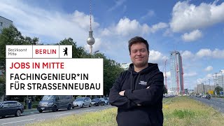 Jobs in Mitte Fachingenieurin für Straßenneubau [upl. by Yeroc]