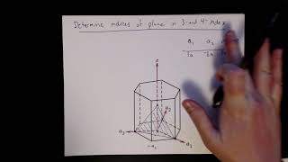 MSE 201 S21 Lecture 10  Module 3  Crystallographic Planes in Hexagonal [upl. by Lundell]