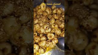 Makhana n nolen gur food youtubeshorts cooking foodie foodlover foodblogger foodshorts [upl. by Eichman]