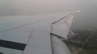 Emirates B777 Auckland Landing Wing View [upl. by Eyot433]