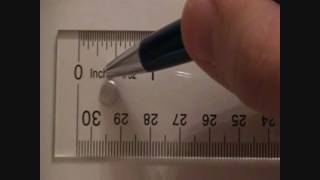 Measuring Lines in Inches and Half Inches with a Ruler Revised [upl. by Donohue]