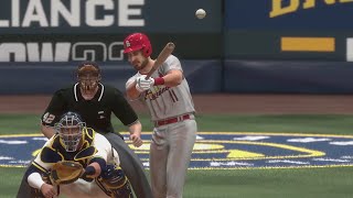 St Louis Cardinals vs Milwaukee Brewers  MLB Today 4152022 Full Game Sim  MLB The Show 22 [upl. by Phelps]