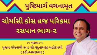 ચોર્યાસી કોસ વ્રજ પરિક્રમા ભાગ૨  84 Kos Vraj Parikrama  Shri Yadunathji [upl. by Nolahp]