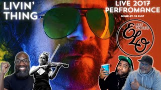 Jeff Lynnes ELO Livin Thing Reaction 2017 Wembley Stadium Performance Wembley or Bust [upl. by Yim576]