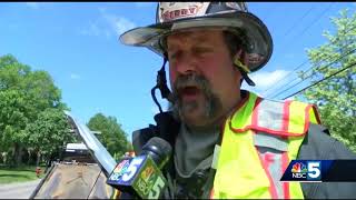 Vehicles torn apart in Shelburne Rd crash [upl. by Sandor248]